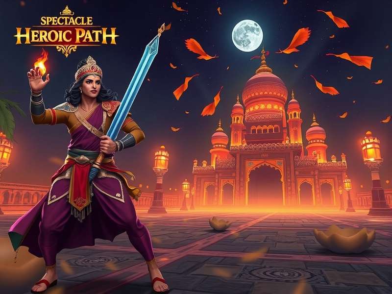 Spectacle Heroic Path Indian Festival Event